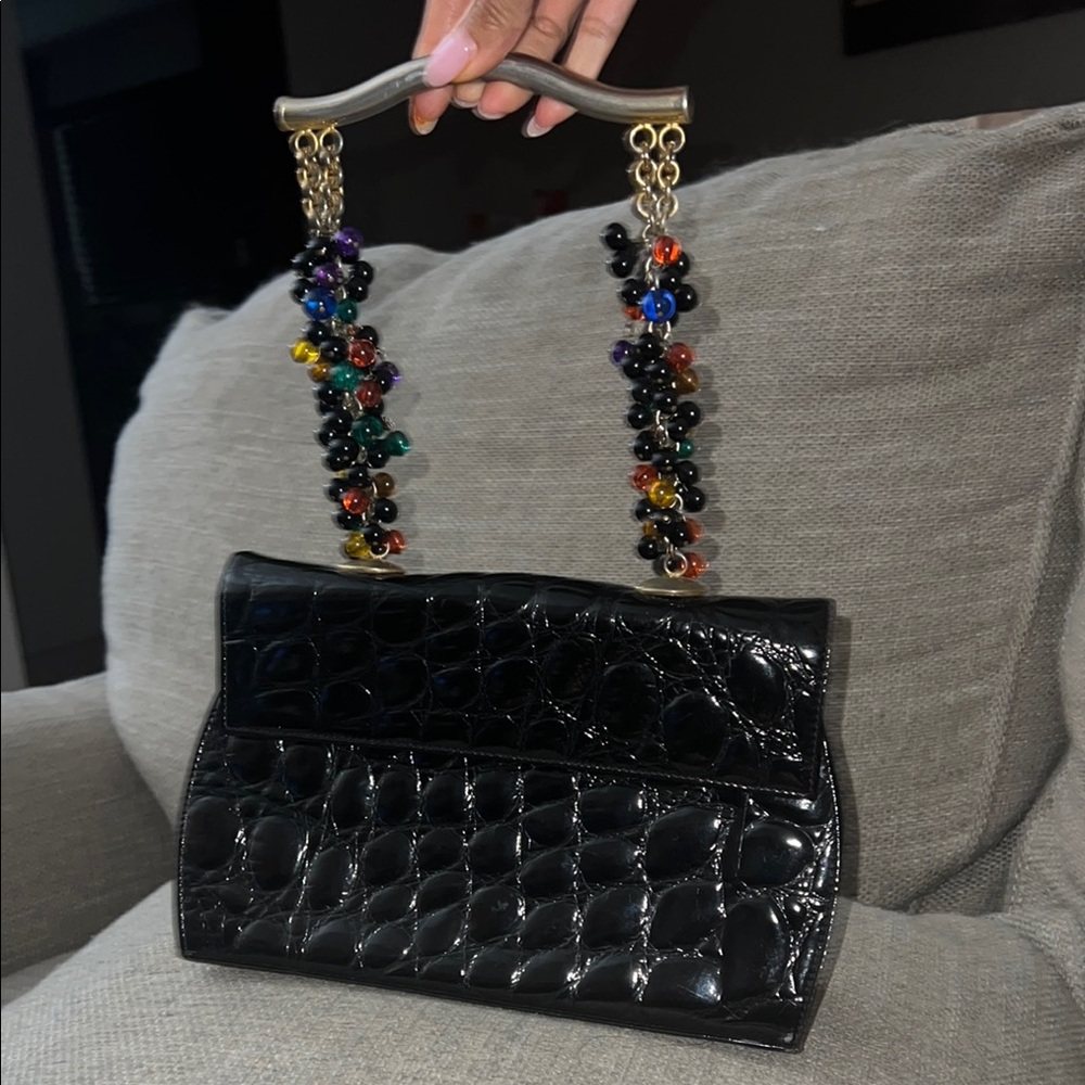 Extremely rare Gianni Versace Spring/Summer 1991 limited edition jeweled handbag